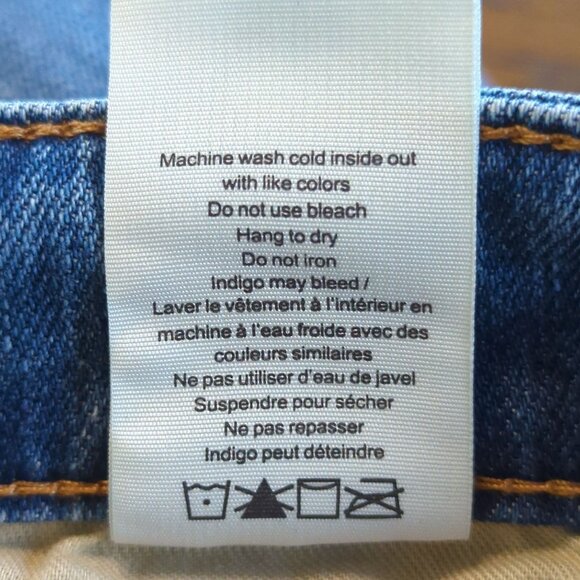 Rag & Bone Dre Low Rise Slim Boyfriend Women Jeans 28 light blue distressed - Picture 10 of 16